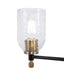 Craftmade - 60323-FBSB-C - Three Light Chandelier - Council - Flat Black/Satin Brass