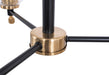 Craftmade - 60323-FBSB-C - Three Light Chandelier - Council - Flat Black/Satin Brass