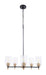 Craftmade - 60325-FBSB-C - Five Light Chandelier - Council - Flat Black/Satin Brass