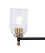Craftmade - 60325-FBSB-C - Five Light Chandelier - Council - Flat Black/Satin Brass