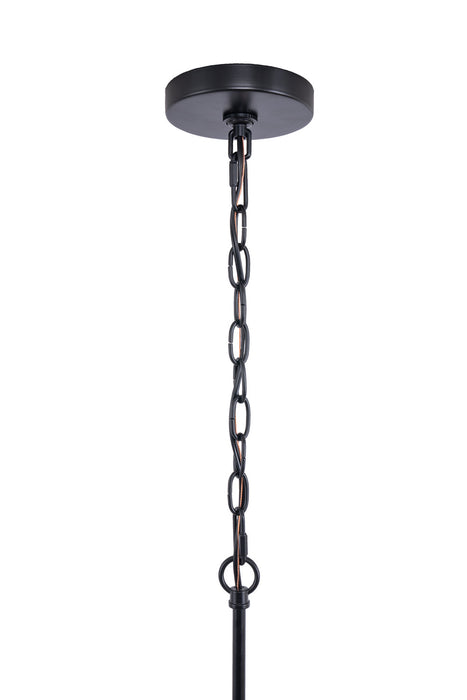 Craftmade - 60329-FBSB-C - Nine Light Chandelier - Council - Flat Black/Satin Brass