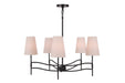 Craftmade - 61925-FB - Five Light Chandelier - Astor - Flat Black
