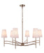 Craftmade - 61926-SB - Six Light Chandelier - Astor - Satin Brass