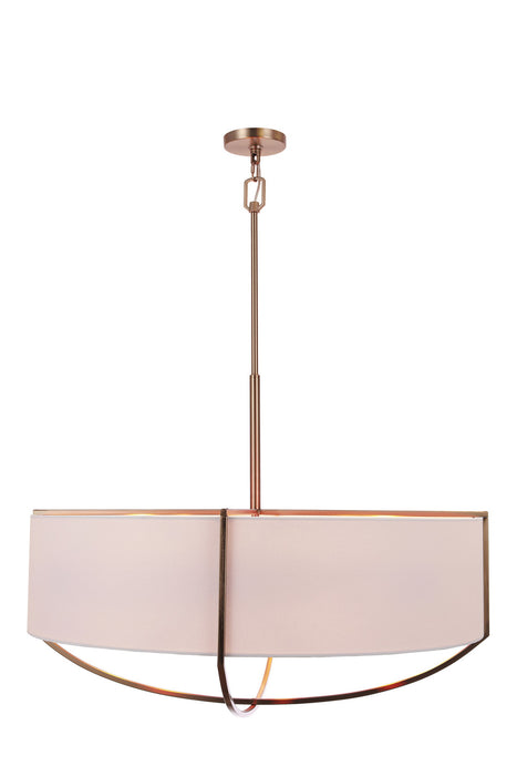 Craftmade - 62096-SB - Six Light Pendant - Banks - Satin Brass