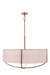 Craftmade - 62096-SB - Six Light Pendant - Banks - Satin Brass
