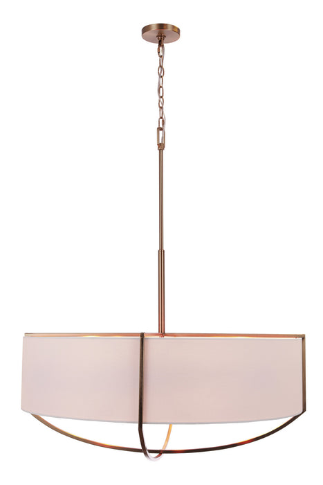 Craftmade - 62098-SB - Eight Light Pendant - Banks - Satin Brass