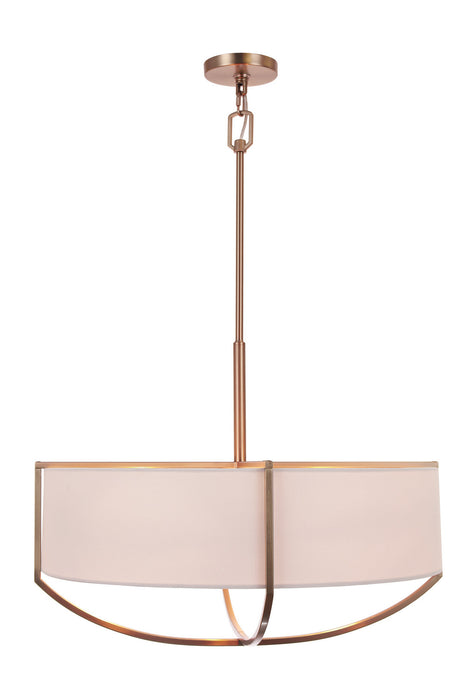 Craftmade - 62098-SB - Eight Light Pendant - Banks - Satin Brass