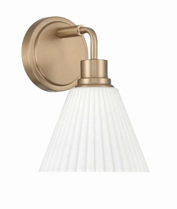 Craftmade - 62301-CPZ - One Light Wall Sconce - Pleated II - Premium Bronze