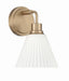 Craftmade - 62301-CPZ - One Light Wall Sconce - Pleated II - Premium Bronze