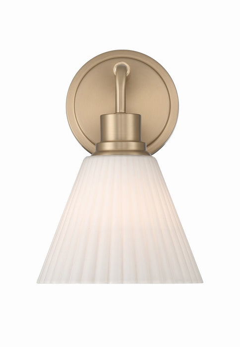 Craftmade - 62301-CPZ - One Light Wall Sconce - Pleated II - Premium Bronze