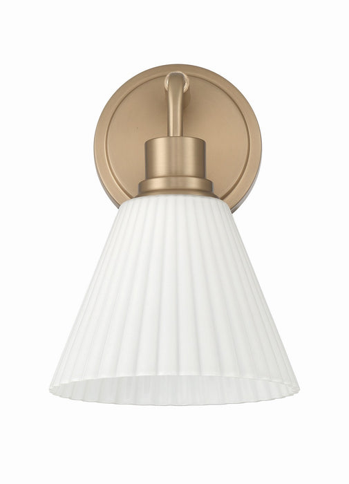 Craftmade - 62301-CPZ - One Light Wall Sconce - Pleated II - Premium Bronze