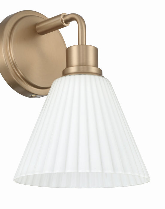 Craftmade - 62301-CPZ - One Light Wall Sconce - Pleated II - Premium Bronze