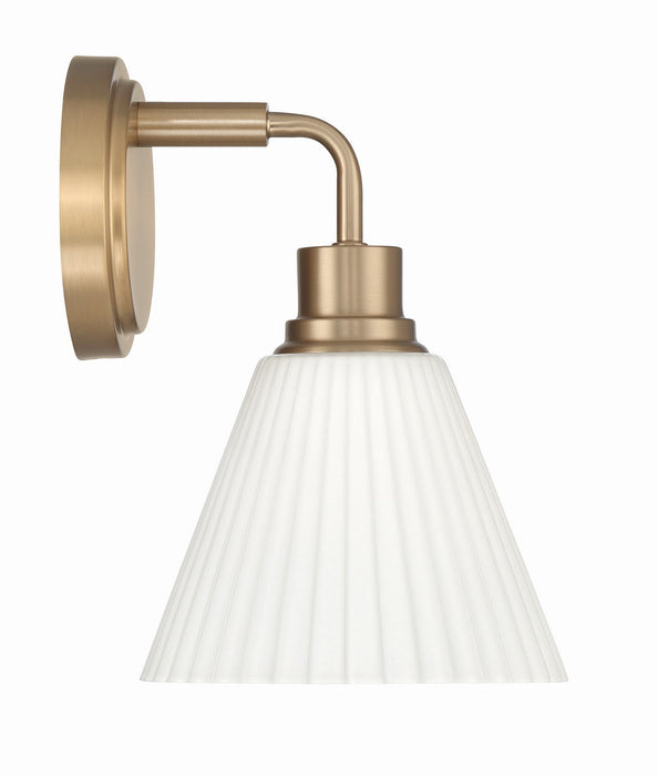 Craftmade - 62301-CPZ - One Light Wall Sconce - Pleated II - Premium Bronze