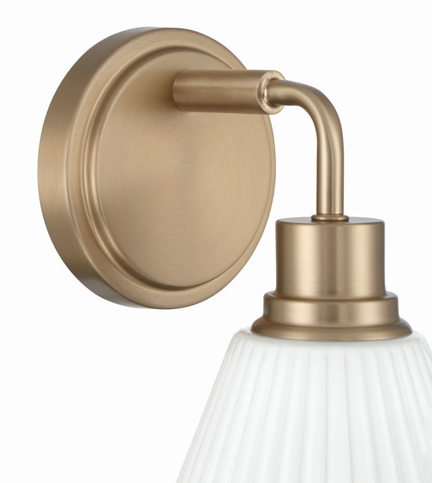 Craftmade - 62301-CPZ - One Light Wall Sconce - Pleated II - Premium Bronze