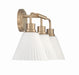 Craftmade - 62303-CPZ - Three Light Vanity - Pleated II - Premium Bronze