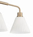 Craftmade - 62303-CPZ - Three Light Vanity - Pleated II - Premium Bronze