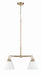 Craftmade - 62324-CPZ - Four Light Chandelier - Pleated II - Premium Bronze