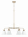 Craftmade - 62326-CPZ - Six Light Chandelier - Pleated II - Premium Bronze