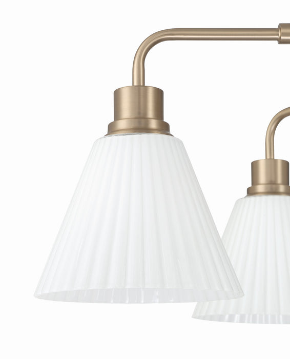 Craftmade - 62326-CPZ - Six Light Chandelier - Pleated II - Premium Bronze
