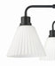 Craftmade - 62326-FB - Six Light Chandelier - Pleated II - Flat Black