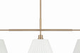 Craftmade - 62373-CPZ - Three Light Island Pendant - Pleated II - Premium Bronze