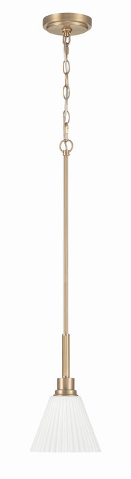 Craftmade - 62391-CPZ - One Light Pendant - Pleated II - Premium Bronze