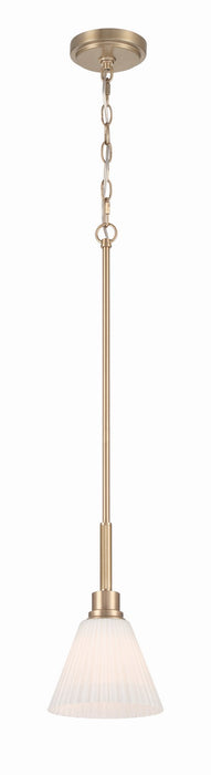 Craftmade - 62391-CPZ - One Light Pendant - Pleated II - Premium Bronze