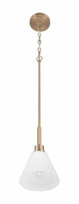 Craftmade - 62391-CPZ - One Light Pendant - Pleated II - Premium Bronze