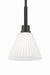 Craftmade - 62391-FB - One Light Pendant - Pleated II - Flat Black