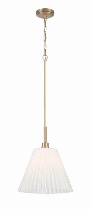 Craftmade - 62392-CPZ - One Light Pendant - Pleated II - Premium Bronze