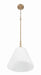 Craftmade - 62392-CPZ - One Light Pendant - Pleated II - Premium Bronze