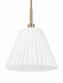 Craftmade - 62392-CPZ - One Light Pendant - Pleated II - Premium Bronze