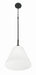 Craftmade - 62392-FB - One Light Pendant - Pleated II - Flat Black