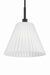 Craftmade - 62392-FB - One Light Pendant - Pleated II - Flat Black