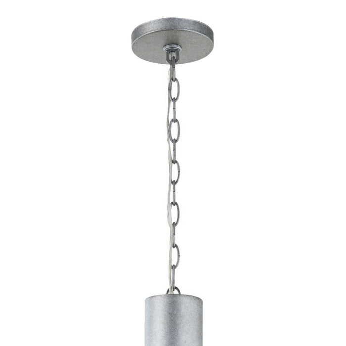 Varaluz - P66502WG - One Light Pendant - Birchton - Weathered Galvanized