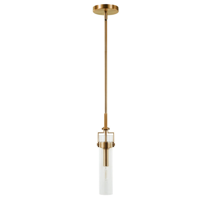 Varaluz - P67862BB - One Light Pendant - Foxwich - Brushed Brass