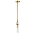 Varaluz - P67862BB - One Light Pendant - Foxwich - Brushed Brass