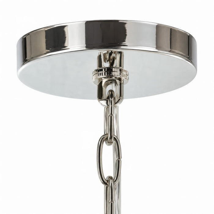 Varaluz - P67822PNZD - One Light Pendant - Coventry - Polished Nickel / Aged Iron