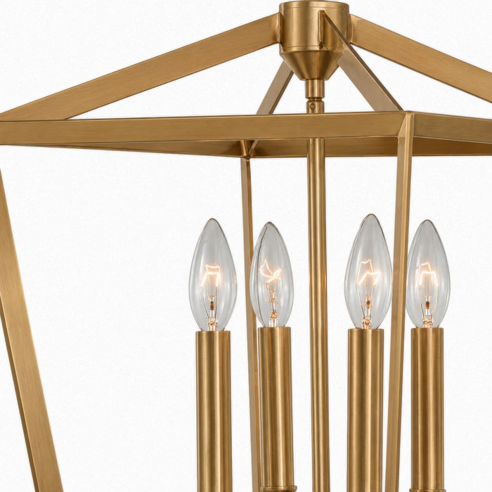 Varaluz - P67901BB - One Light Pendant - York - Brushed Brass
