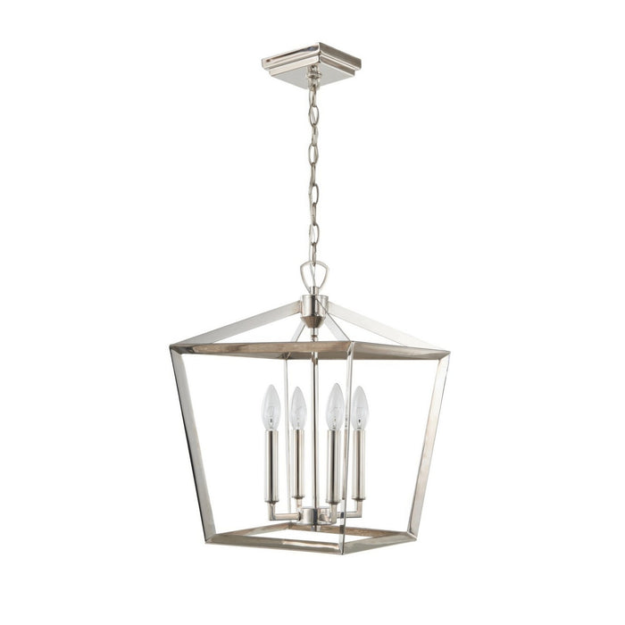 Varaluz - P67901PN - One Light Pendant - York - Polished Nickel