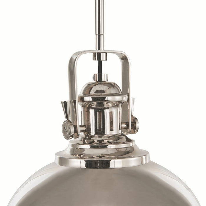 Varaluz - P68021PN - One Light Pendant - Stirling - Polished Nickel