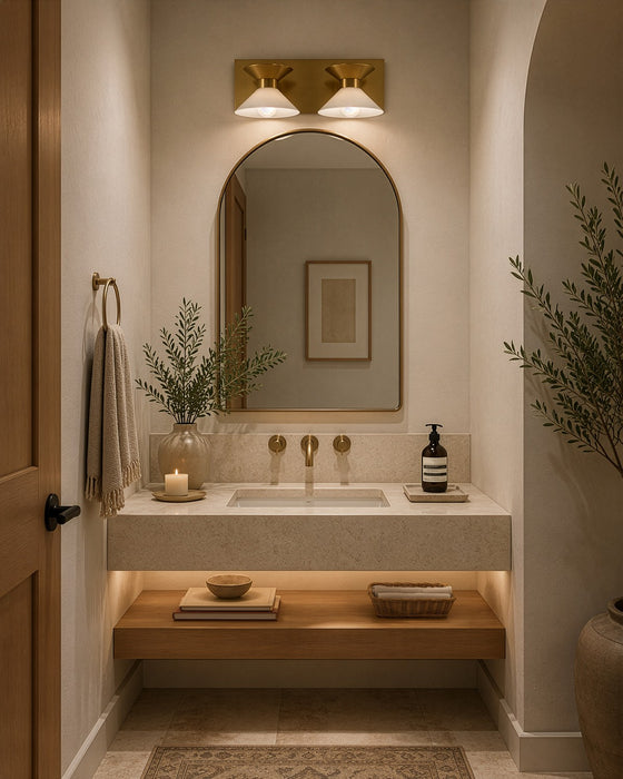Varaluz - V67433BB - Two Light Bath Vanity - Ringsted - Brushed Brass