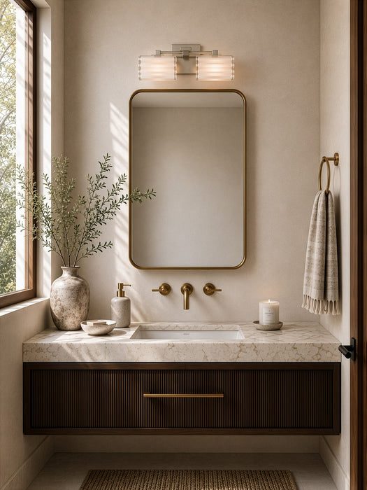 Varaluz - V67512BN - Two Light Bath Vanity - Sardinia - Brushed Nickel