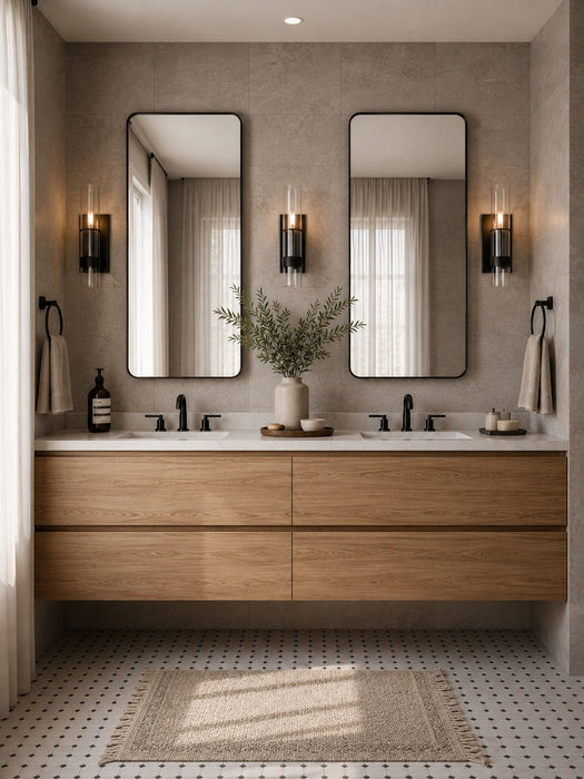 Varaluz - V67821BK - Two Light Wall Sconce - Cardiff - Matte Black