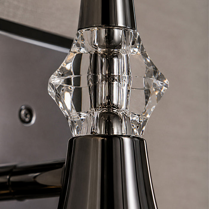 Varaluz - V67921BC - Three Light Bath Vanity - Tromba - Black Chrome