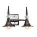 Varaluz - V67922BC - Two Light Bath Vanity - Tromba - Black Chrome
