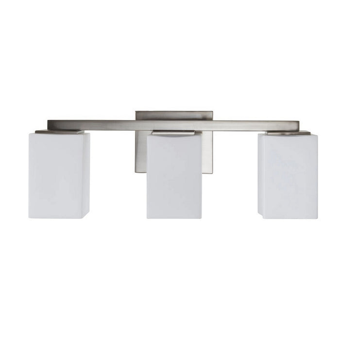 Varaluz - V68033BN - Three Light Bath Vanity - Capri - Brushed Nickel