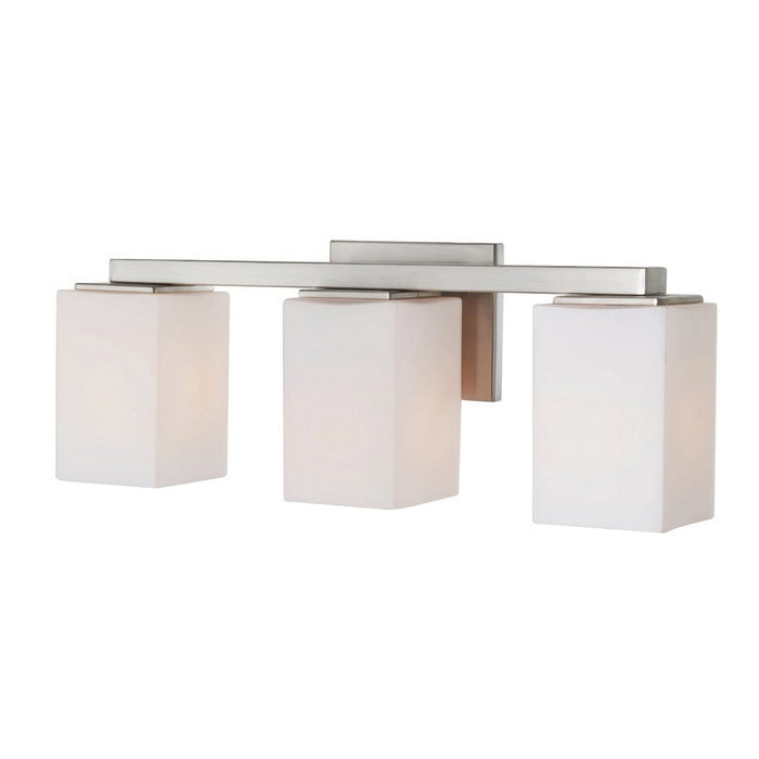 Varaluz - V68033BN - Three Light Bath Vanity - Capri - Brushed Nickel