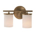 Varaluz - V68082BB - Two Light Bath Vanity - Merano - Brushed Brass