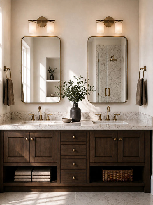 Varaluz - V68082BB - Two Light Bath Vanity - Merano - Brushed Brass